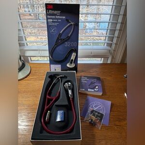Littmann 3200 electronic noise canceling + recording stethoscope with Bluetooth